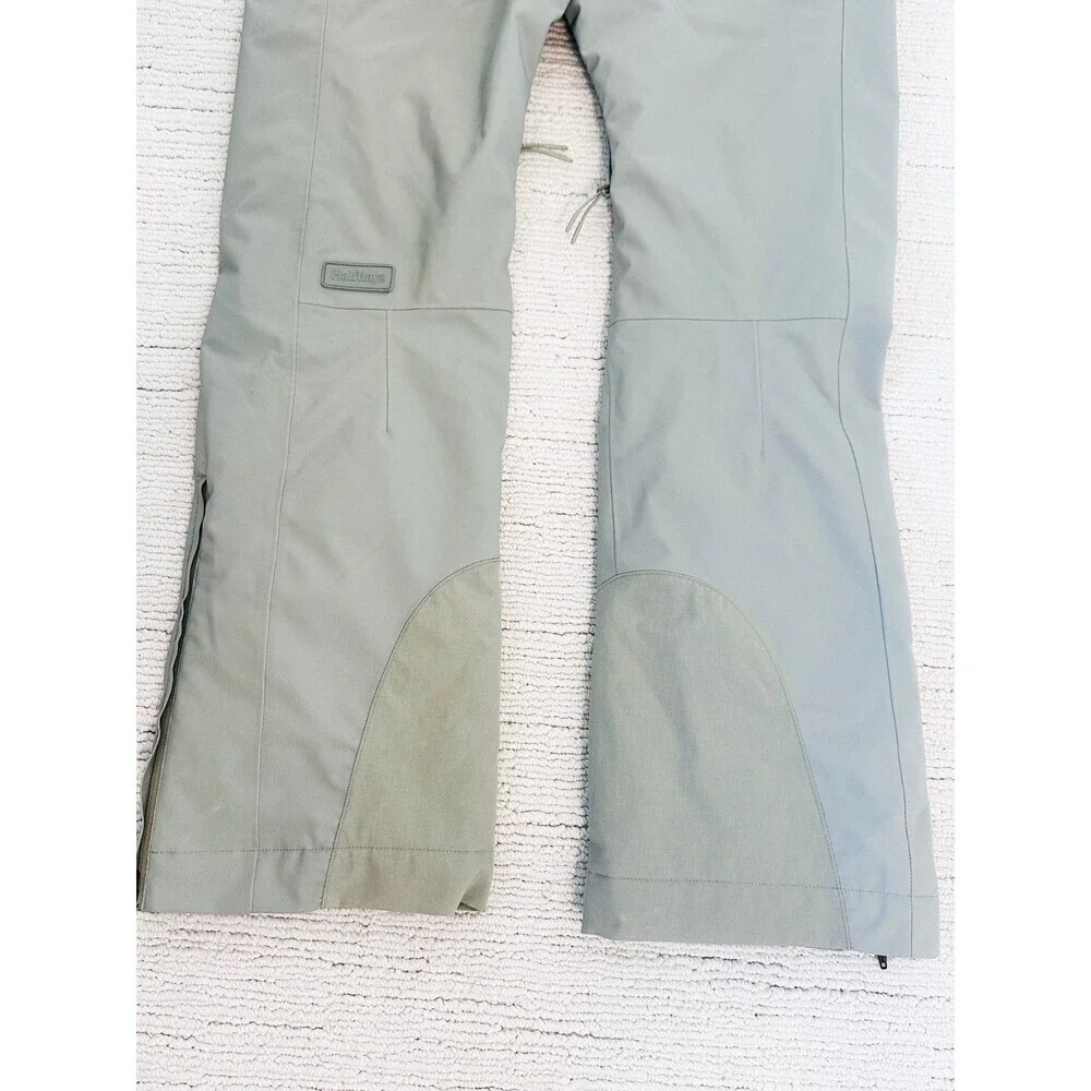 HALFDAYS Carson Size Small Green Bib Pant All-Mountain Snow Soft Shell Luxury